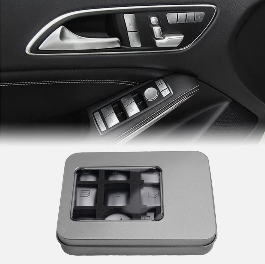 Fensterheber Schalter Blenden für Mercedes Benz Abdeckungen C117 W166 W176 W204 W212 W246