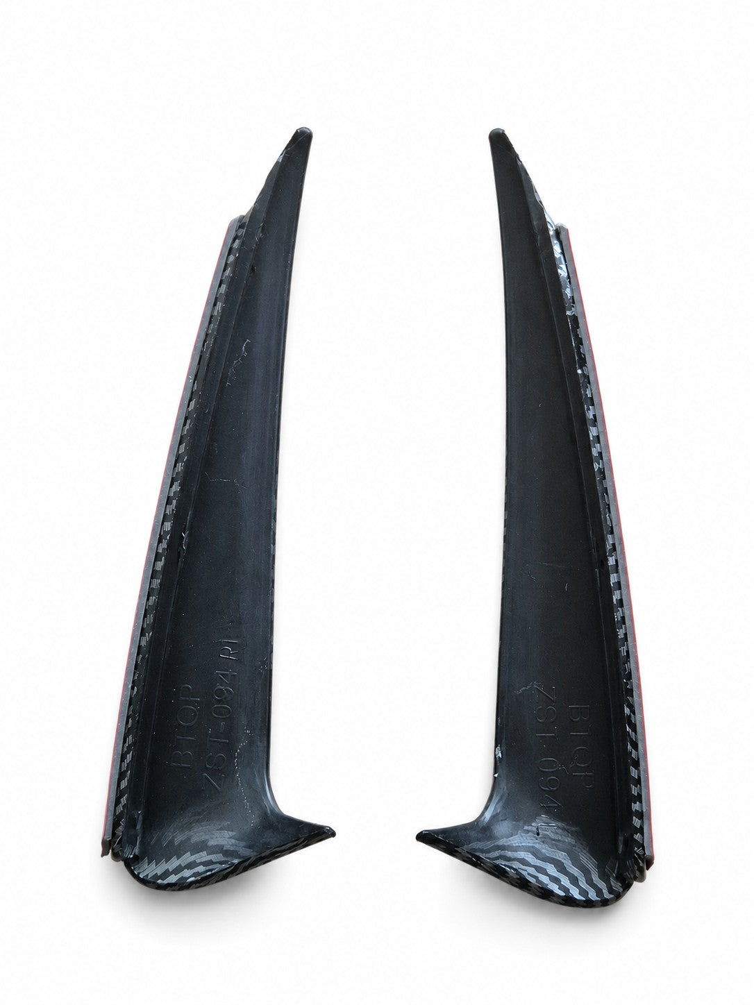 Heckstoßstange Flossen für Mercedes Benz Aero Flaps W205 C43 C63 AMG Carbon Look
