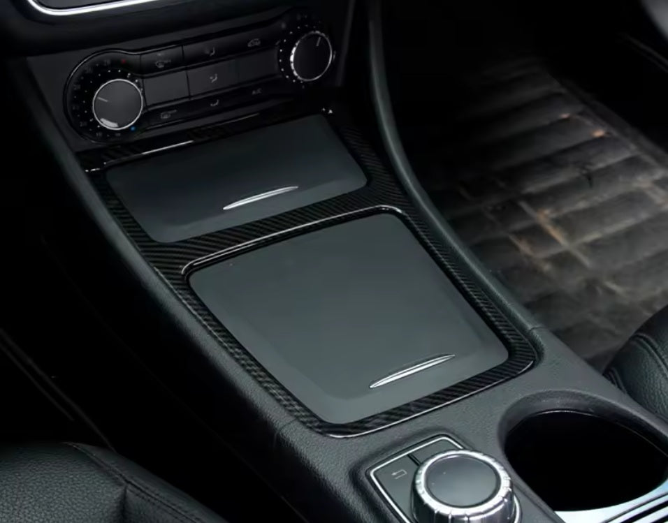 Mittelkonsole Abdeckung für Mercedes A GLA CLA C117 W117 W176 X156 Aufbewahrungsbox Blende Carbon