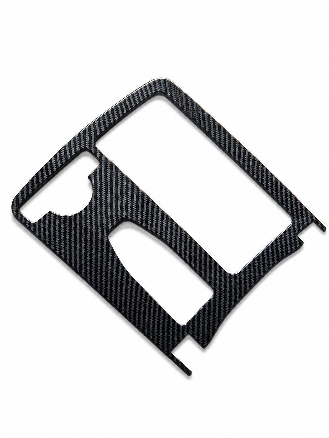 Getränkehalter Abdeckung für Mercedes C W204 E W207 W212 Mittelkonsole Blende Carbon Look