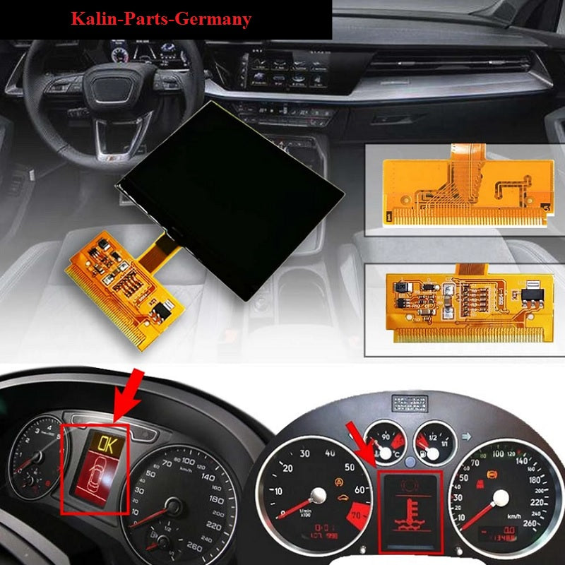 FIS MFA LCD VDO Display für AUDI TT A3 S3 A4 A6 Tacho Screen Dashboard